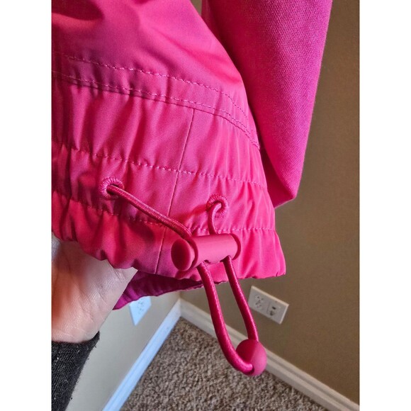 Athleta triumph Hybrid Half Zip Sweatshirt Hot Pink Barbiecore Size Medi… - Picture 4 of 10